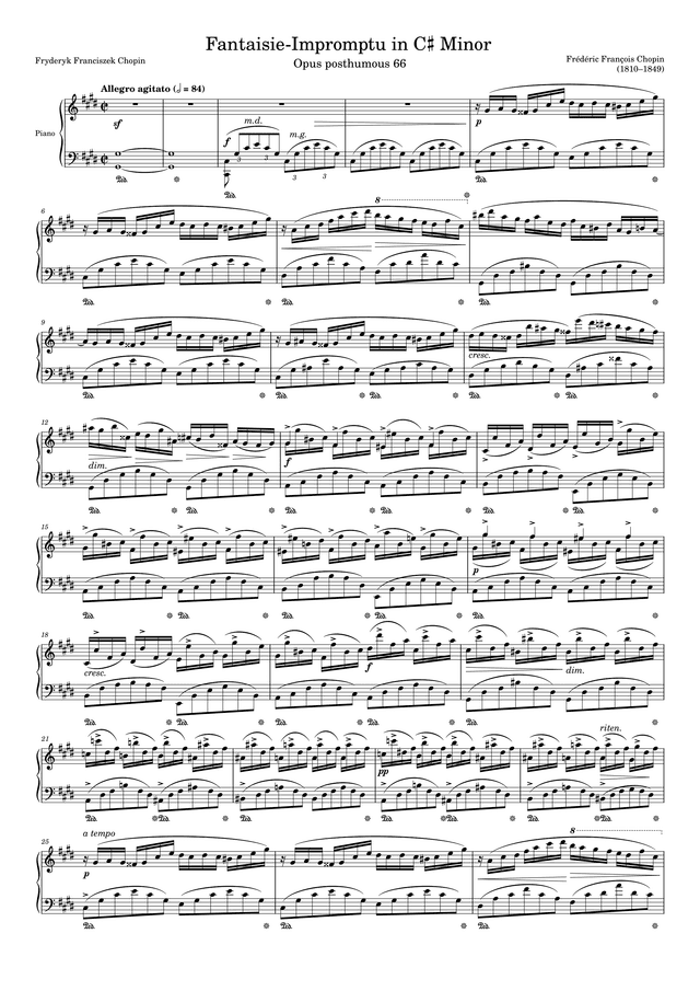 Fantasia-Improvviso Op. 66