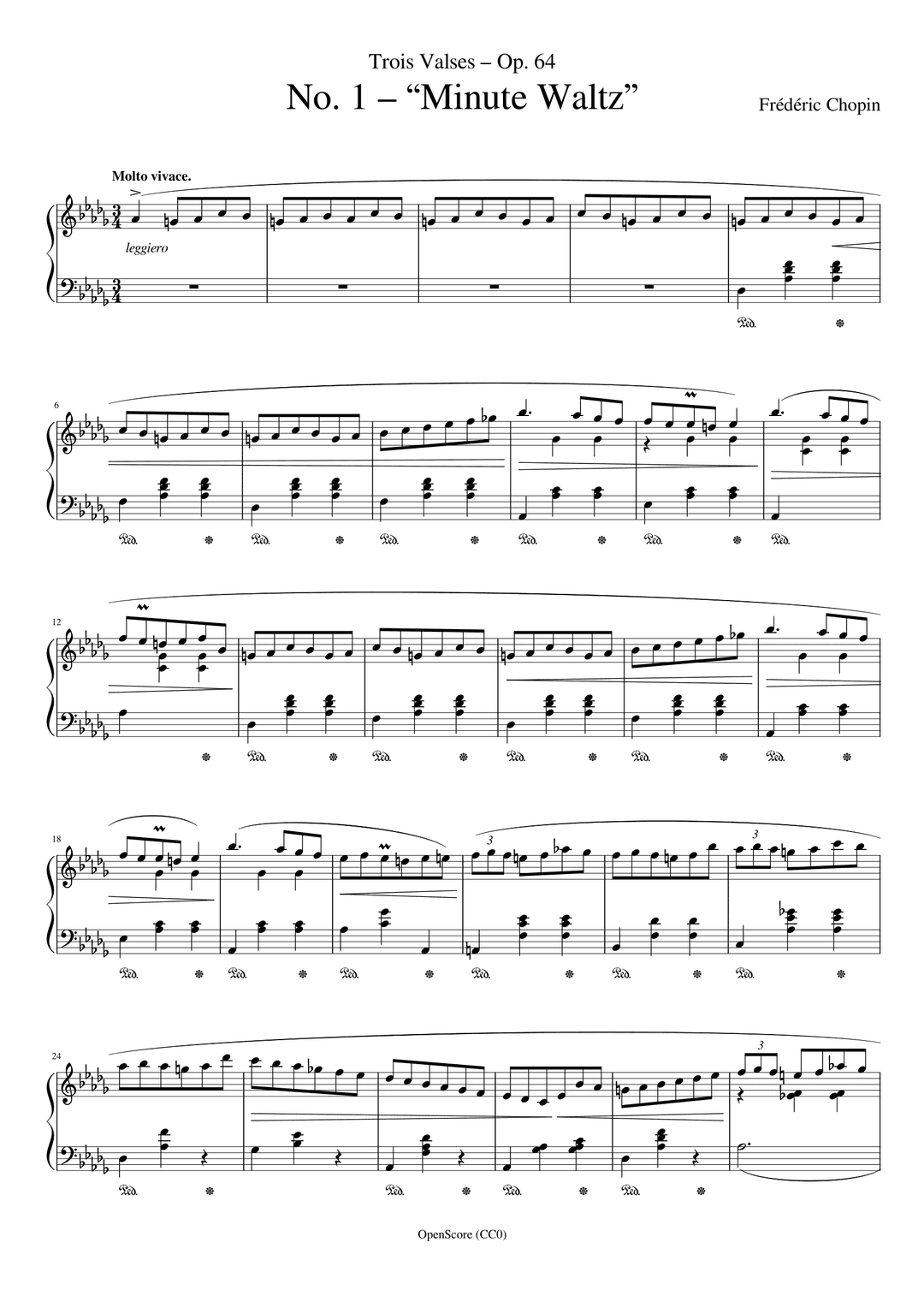 Valzer Op. 64 No. 1