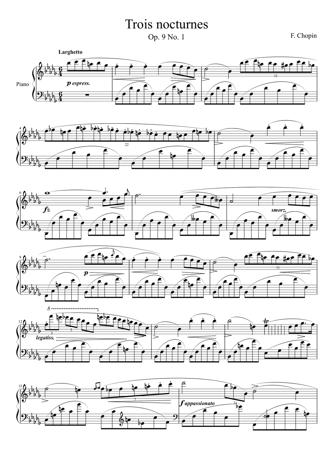Notturno Op.9 No.1